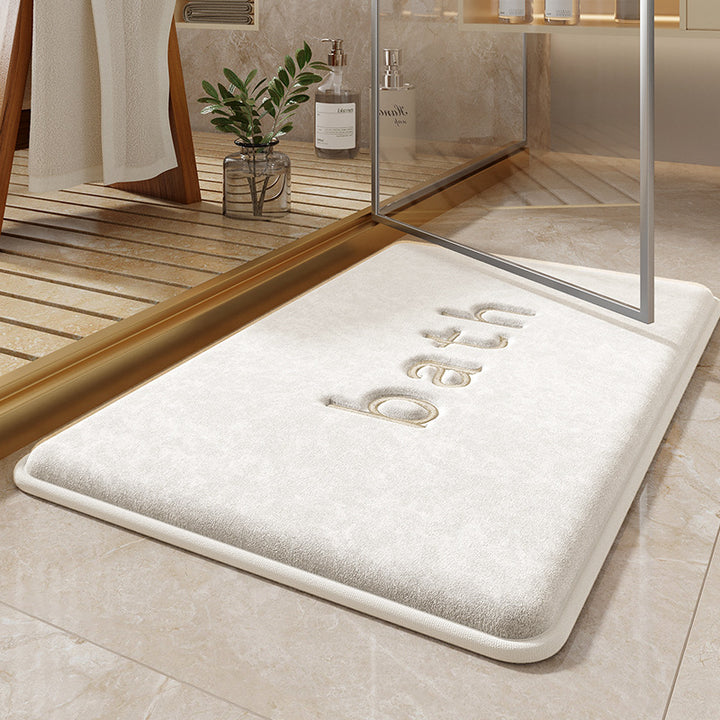 Stylish Absorbent Bathroom Mat Bowlift