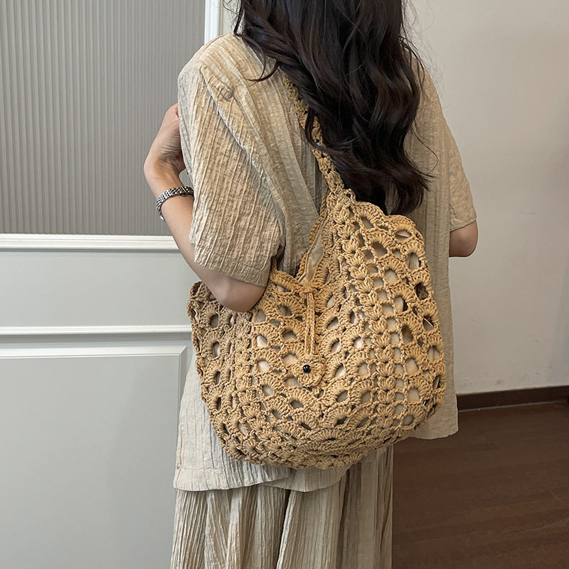 Handmade Macrame Shoulder Bag Bowlift