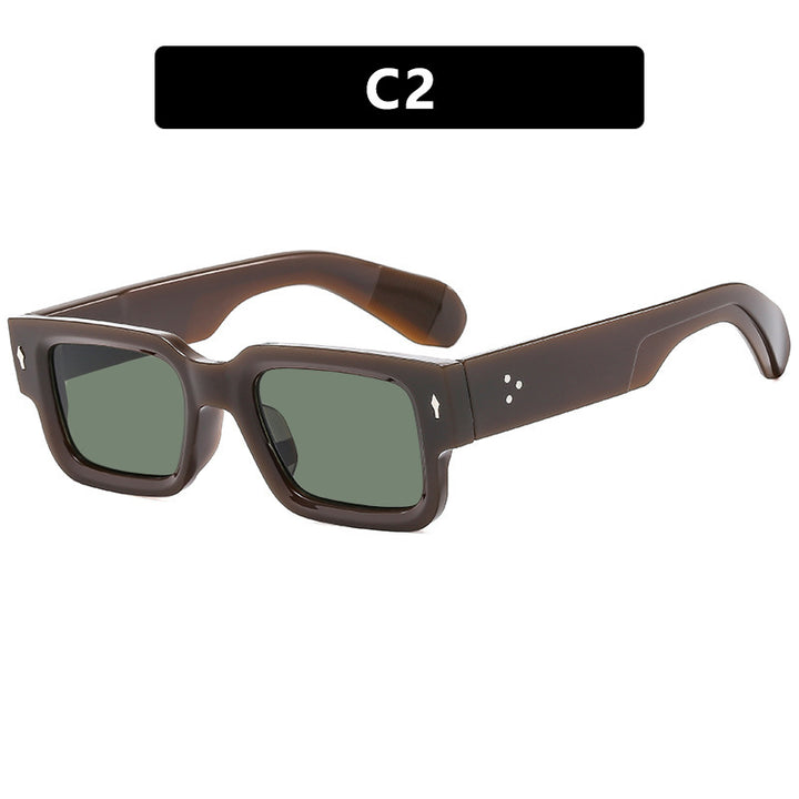 Women's fashionable square sunglasses with sturdy frame and comfortable fit Bowlift