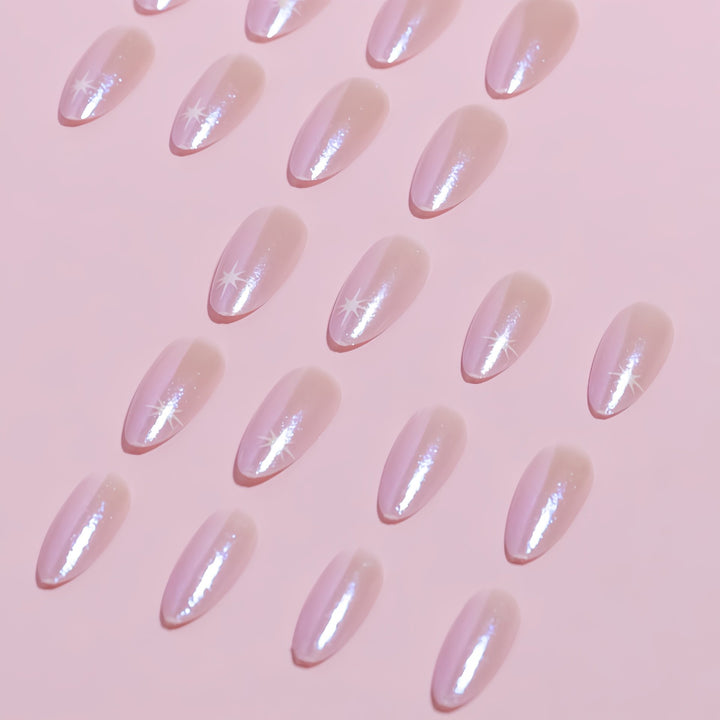 Glossy Nail Art Press-On Tips Bowlift
