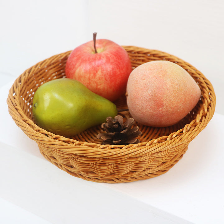 Decorative fruit basket made of handcrafted material Bowlift