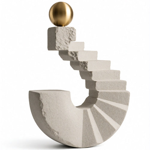 Sculptural Decorative Staircase Table Art