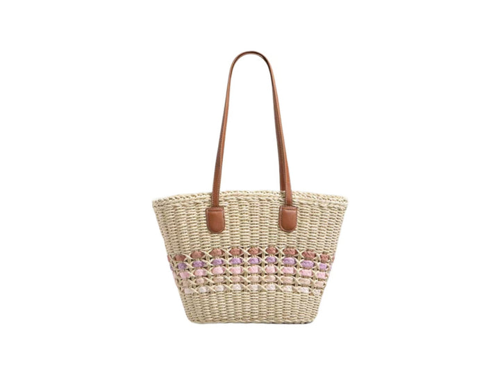 Handbag Made of High-Quality Woven Material Bowlift