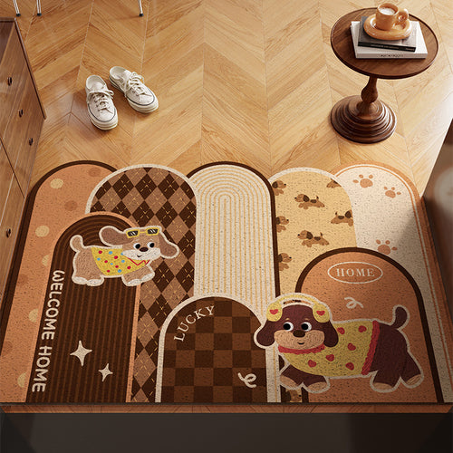 Playful Pet-Themed Doormat