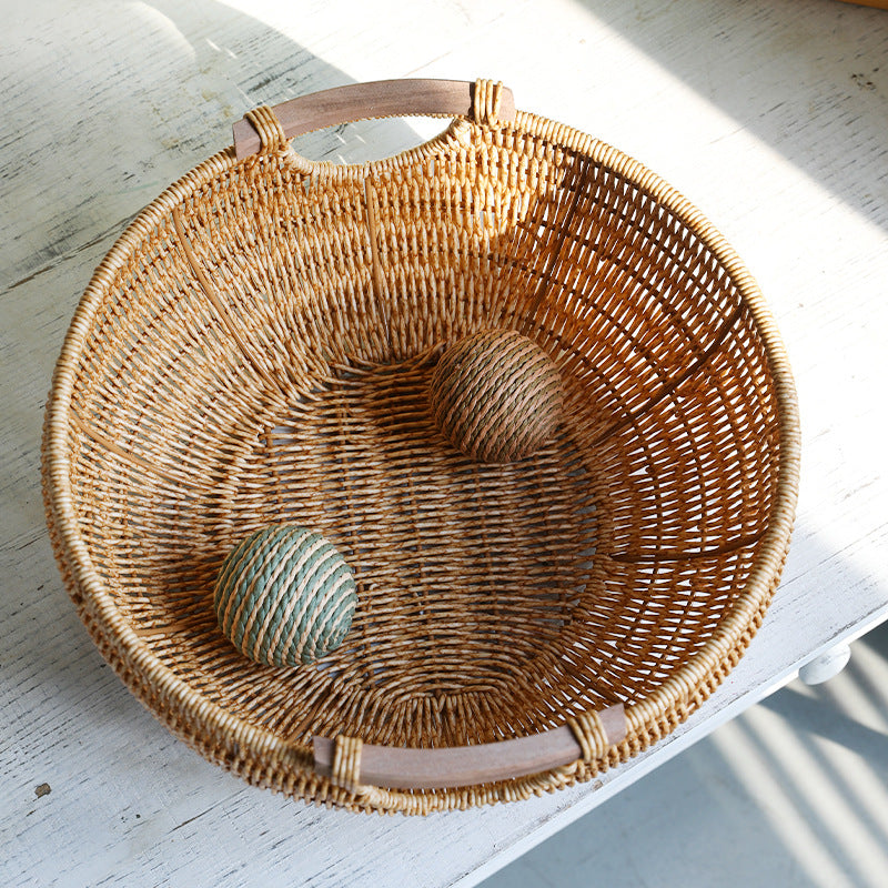 Women Handwoven Storage Basket Bowlift