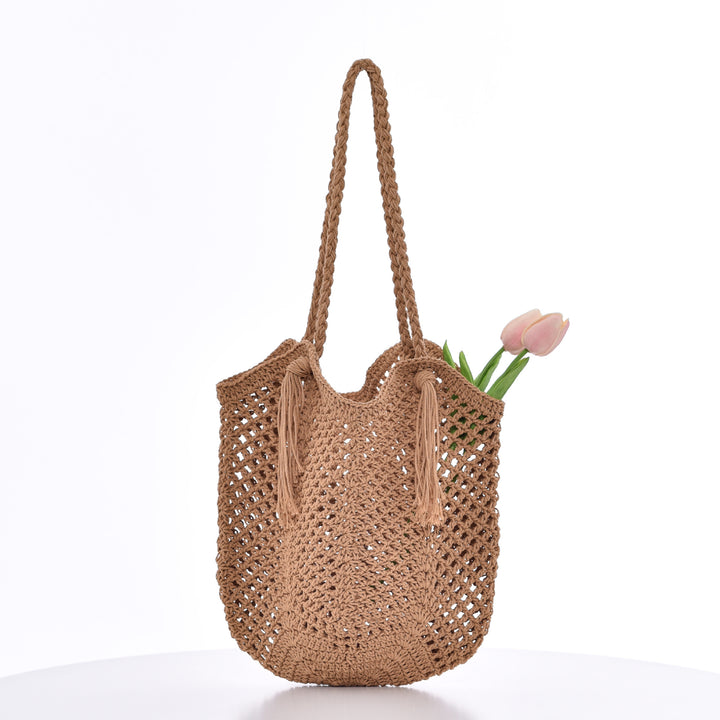 Handmade Macrame Beach Bag Bowlift