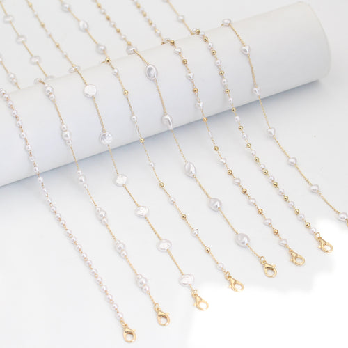 Pearl-Accented Eyewear Chain Bowlift