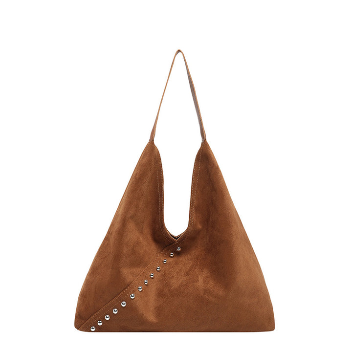 WoUnique Textured Suede Hobo Bag Bowlift