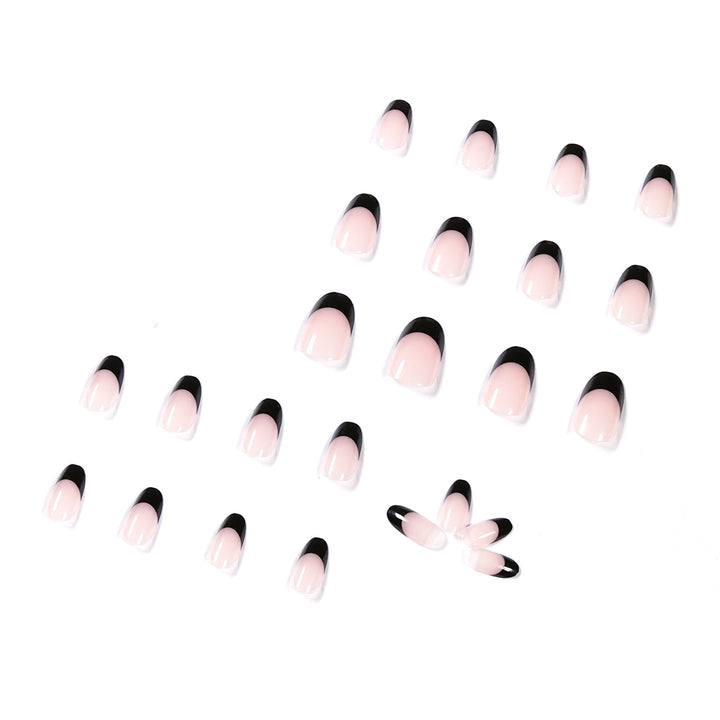 Artful Nail Art with Elegant French Tip Design Bowlift