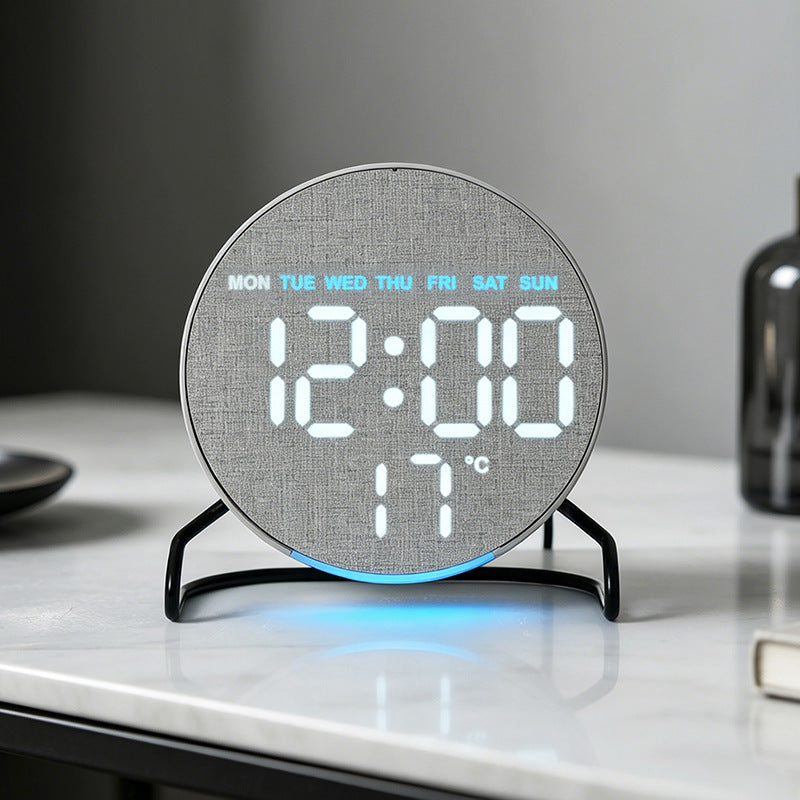 Digital Multifuntion Alarm Clock with LED Display Bowlift