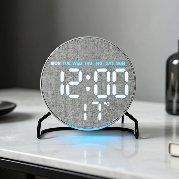 Digital Multifuntion Alarm Clock with LED Display Bowlift