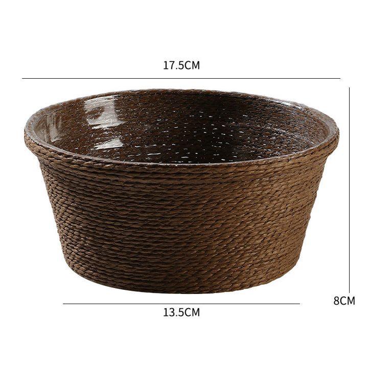 Decorative Woven Planter Bowlift