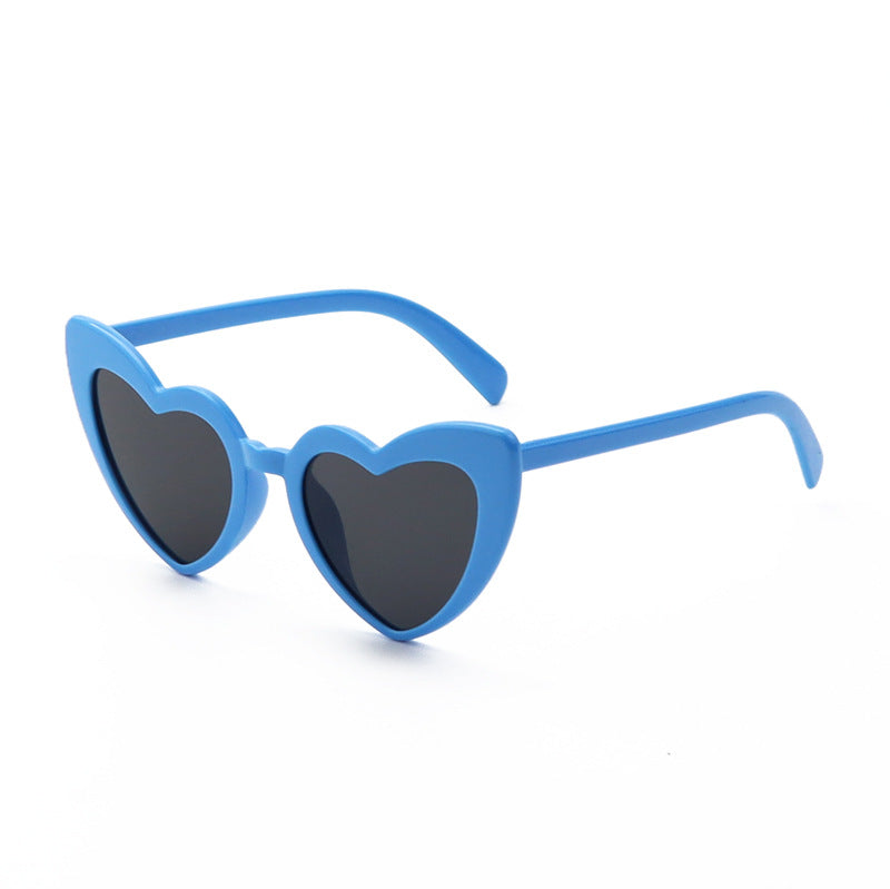 Heart-Shaped Retro Sunglasses Bowlift