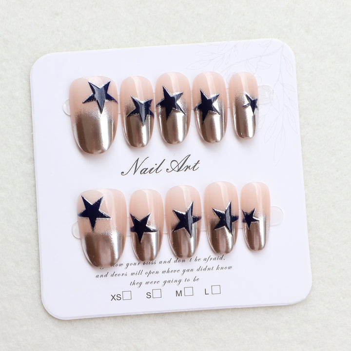 Stylish Press-On Nail Art Bowlift
