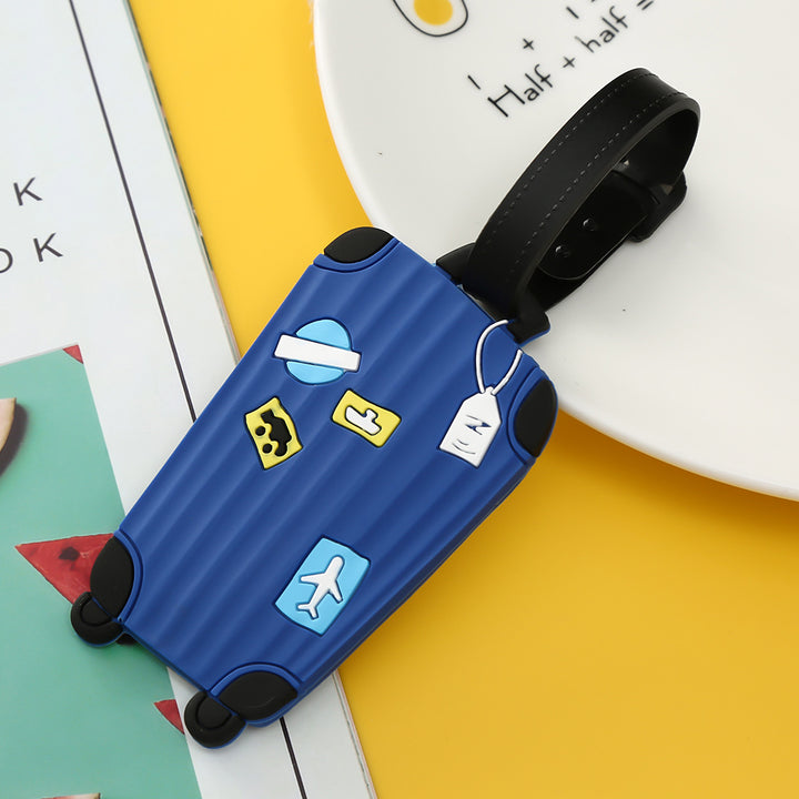 Unisex Luggage Tag in Modern Suitcase Design Bowlift