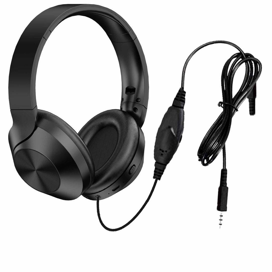 Adjustable Noise-Canceling On-Ear Headphones Bowlift