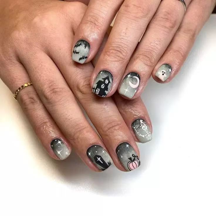 Halloween Nail Art Set Bowlift