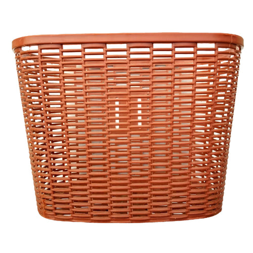 durable ventilated plastic laundry hamper with woven grid design Bowlift