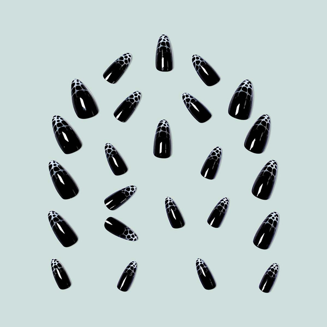 Artful stiletto nails with modern design Bowlift