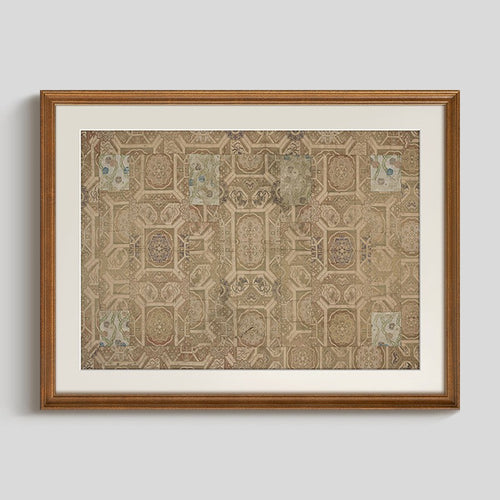 Decorated framed wall art