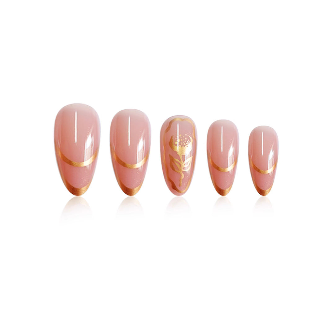 Elegant French Tip Nail Design Bowlift