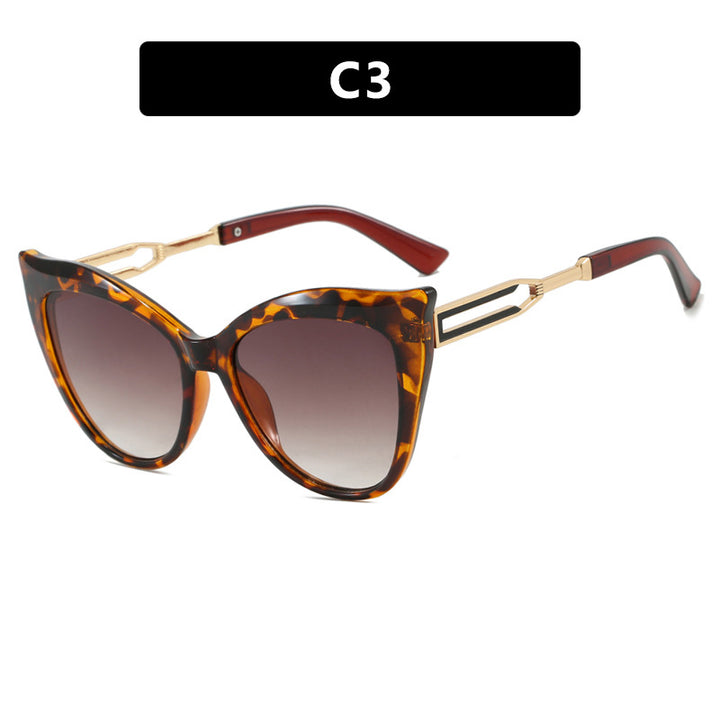 Ladies cat-eye glasses with elegant metal frame Bowlift