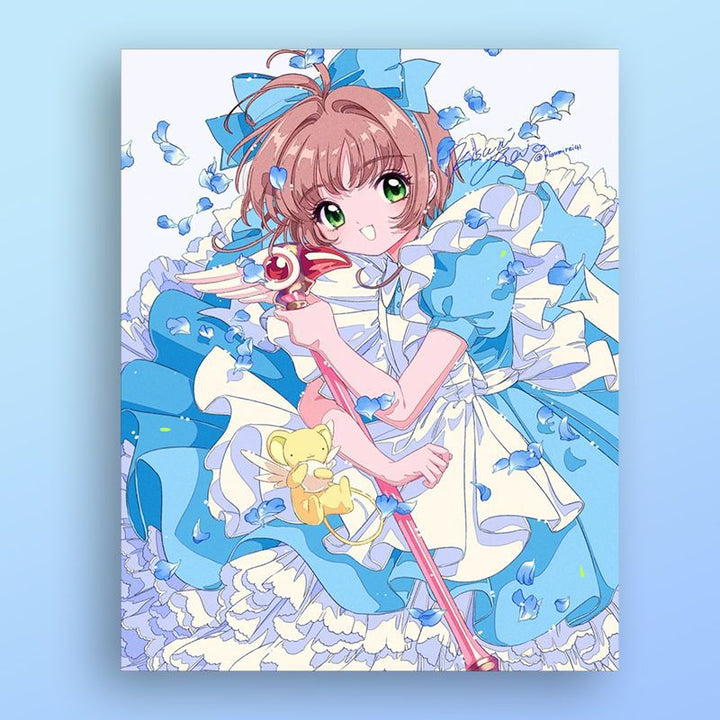 Anime-Inspired Illustration Art Print Bowlift