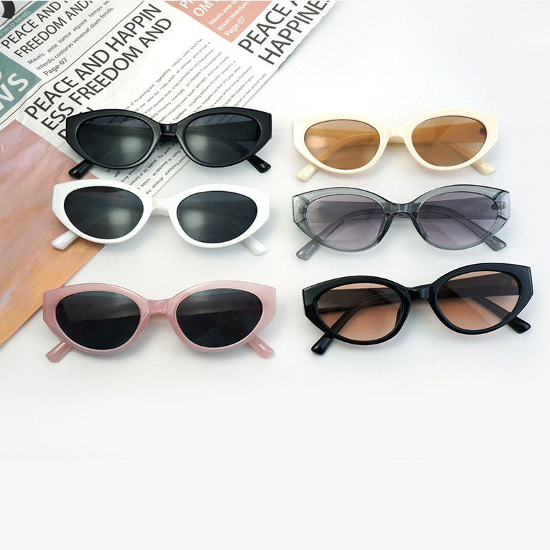 Women's fashionable cat-eye sunglasses with trendy frame and UV protection Bowlift