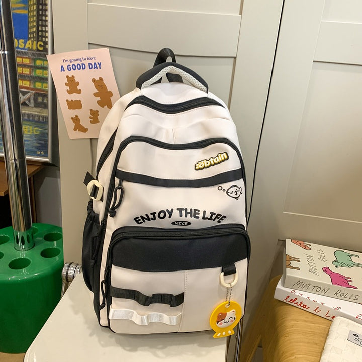 Whimsical Graphic Backpack
