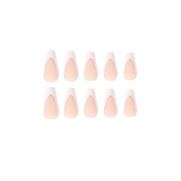 Lacquered stiletto nails with glitter decoration Bowlift