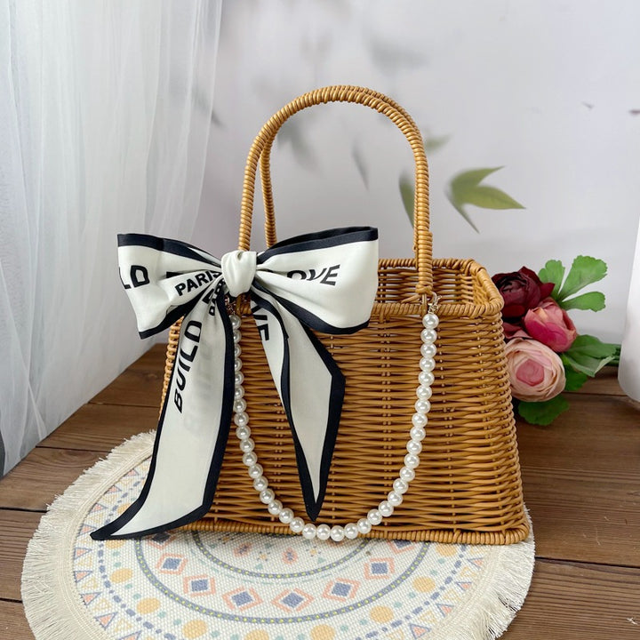 Women Diamond-shaped Handheld Basket Bowlift
