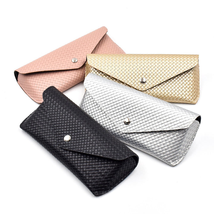 Textured Leather Eyewear Wallet Bowlift