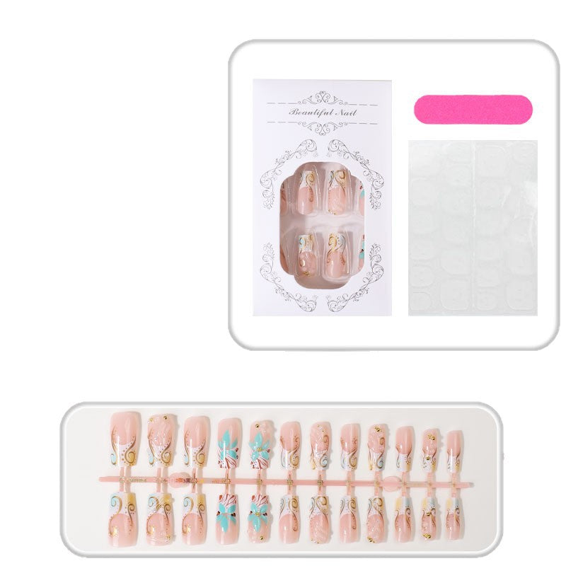 Decorative Press-On Nail Art Tips Bowlift