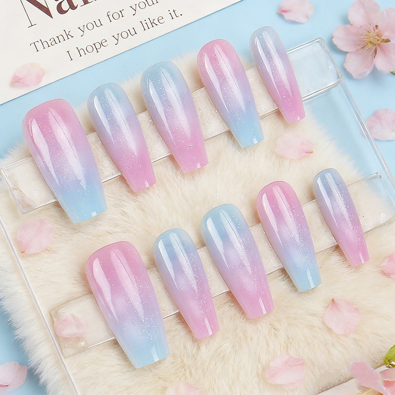 Ombre Effect Press-On Nail Set Bowlift