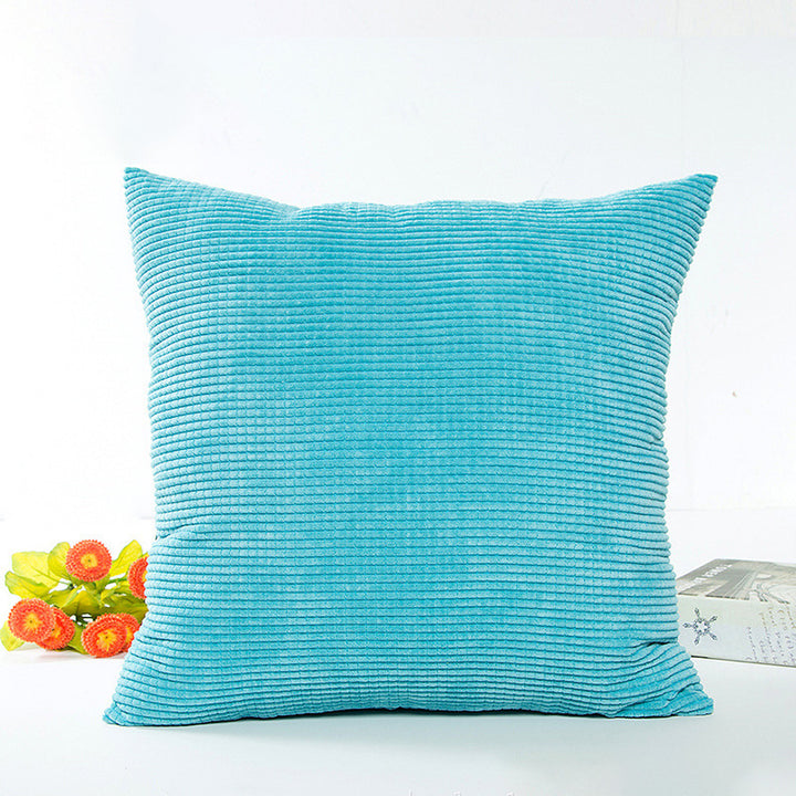 Textured Ribbed Decorative Cushion