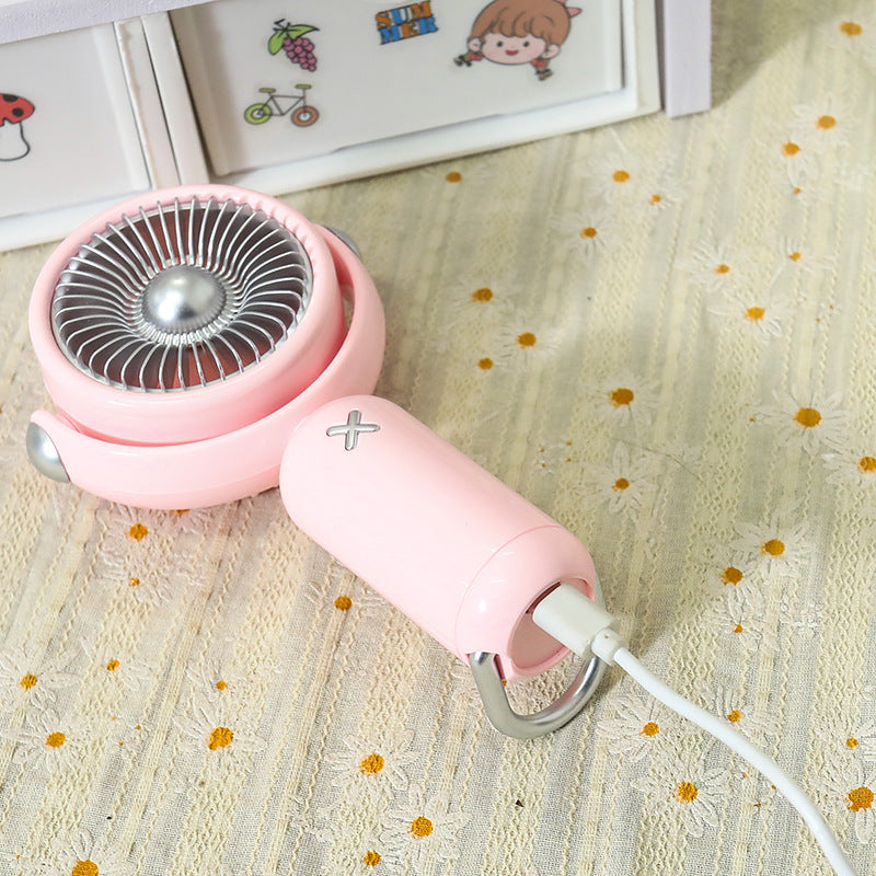 Women Portable Hand Fan with Flexible Design Bowlift
