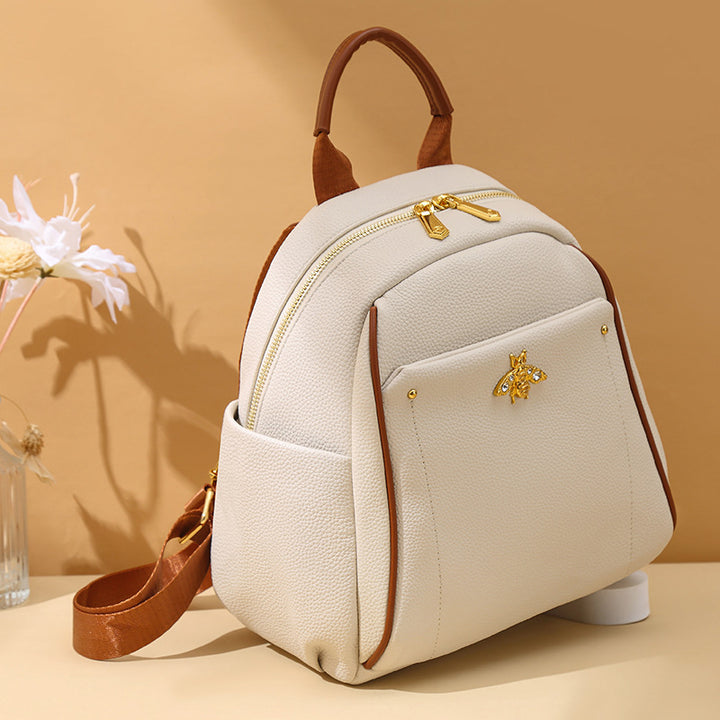Chic Textured Mini Backpack Bowlift