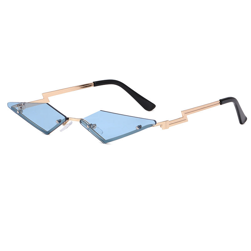 Women's geometric designer sunglasses with innovative frame Bowlift