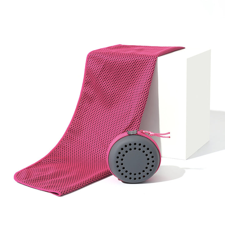 Ladies Cooling Microfiber Towel with Storage Case Bowlift