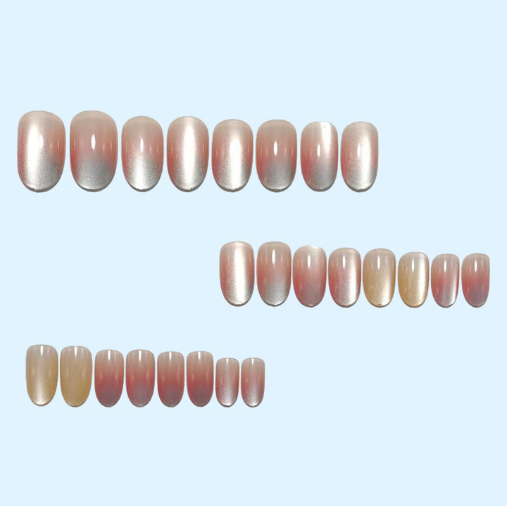 Artificial nails in elegant Ombre style Bowlift