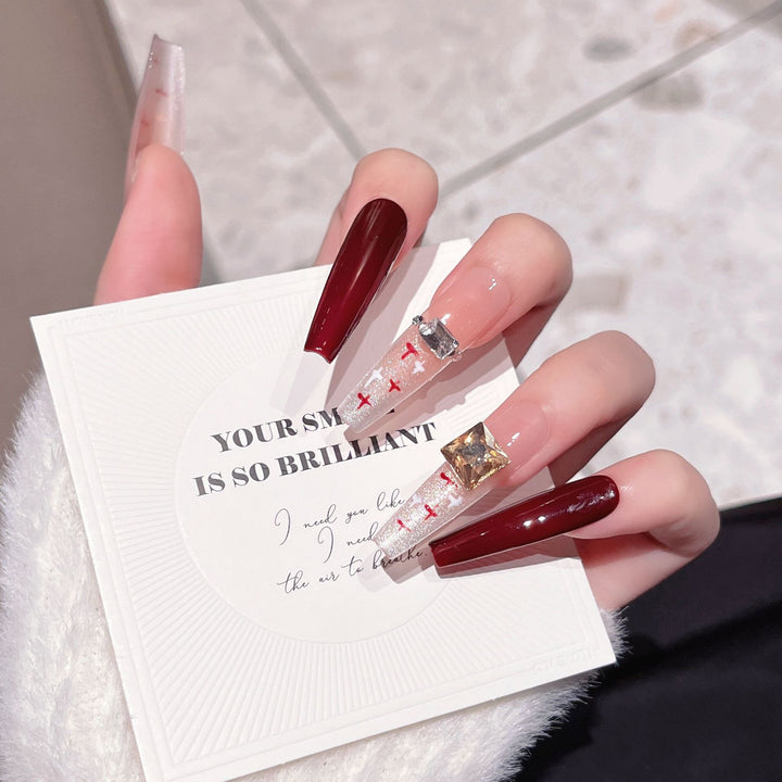 Decorative Press-On Nail Art Extensions Bowlift