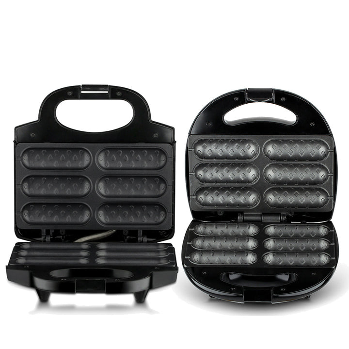 Multi-Cavity Waffle Maker with Non-Stick Plates Bowlift