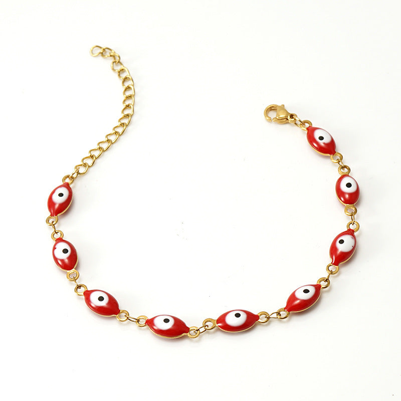 Colorful Evil Eye Bracelet Bowlift