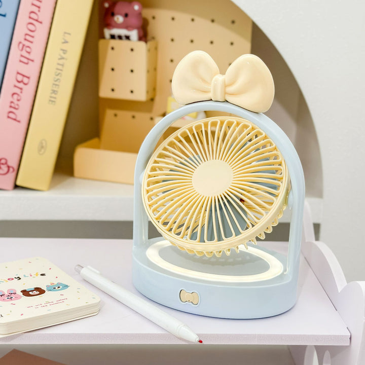 Ladies Portable Mini Fan with Cute Design Bowlift