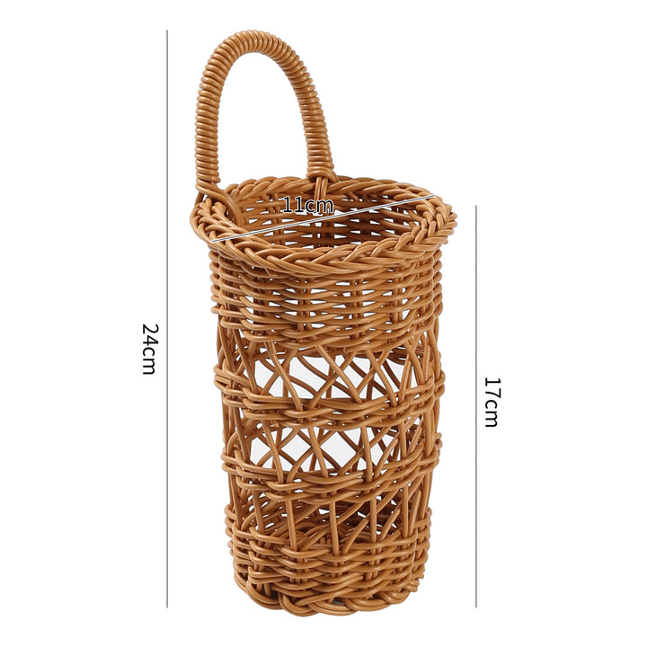 Handcrafted Woven Storage Cylinder Bowlift