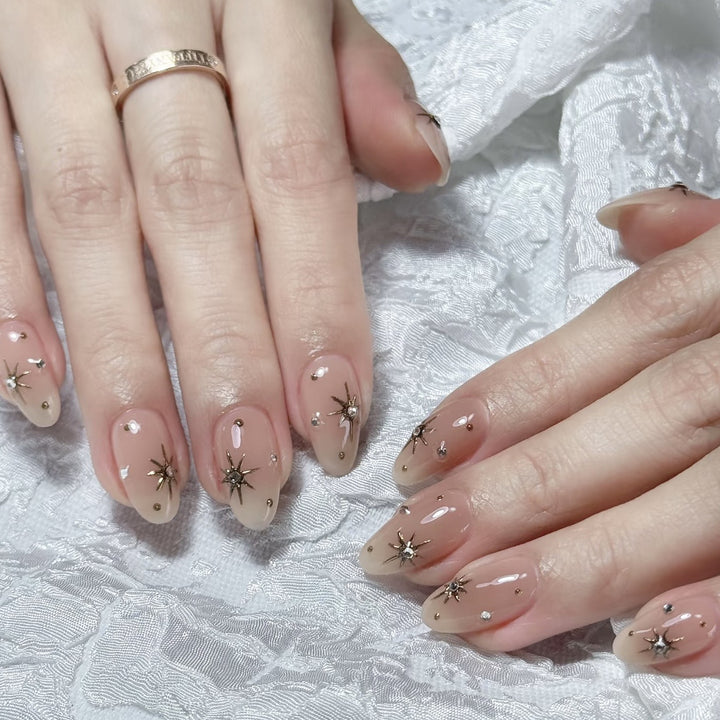 Elegant Decorative Press-On Nail Tips Bowlift