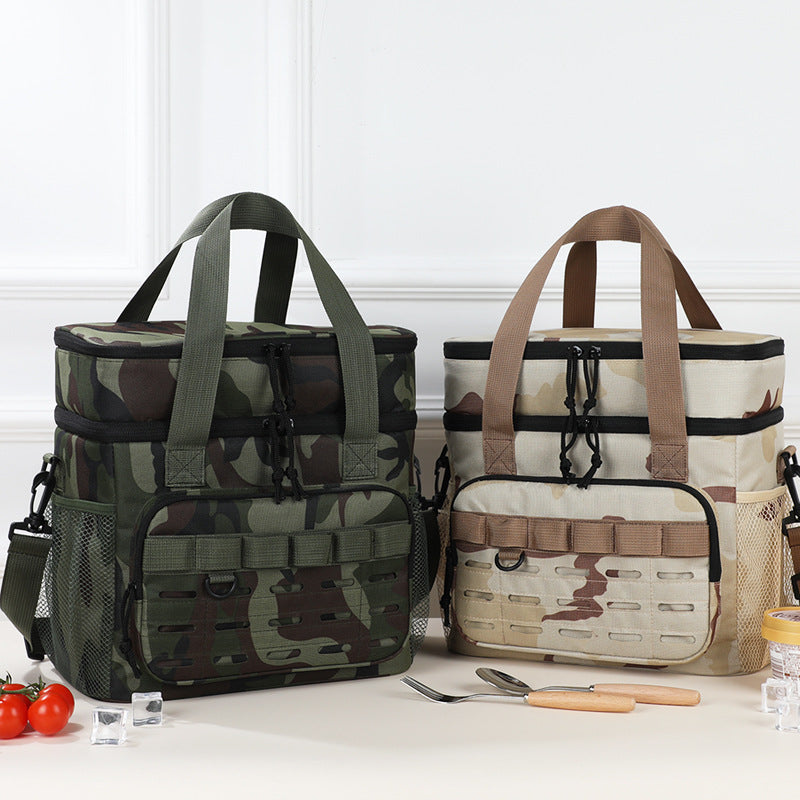 Insulated tote bag with additional compartment Bowlift