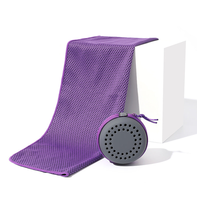 Ladies Cooling Microfiber Towel with Storage Case Bowlift