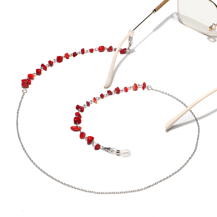 Stylish Natural Stone Eyewear Chain Bowlift