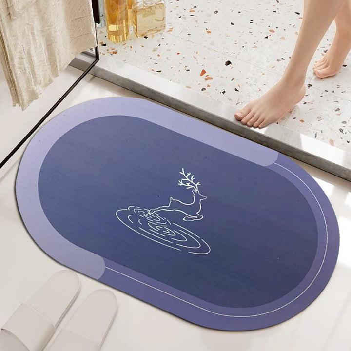 Artistic Decor Bath Mat Bowlift